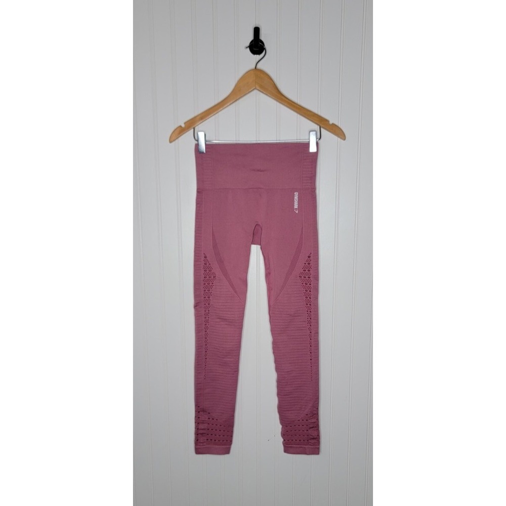 Gymshark Women's High Waist Seamless Energy Leggings Size Small Pink